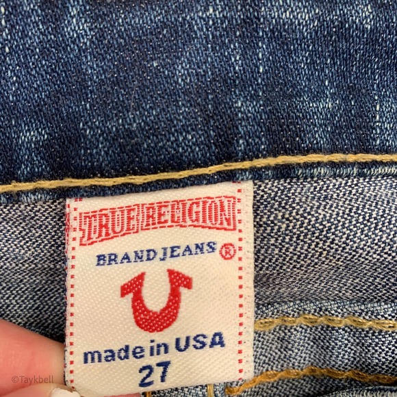 True Religion Heavyweight Flare Denim Jeans, 27 - Picture 8 of 12